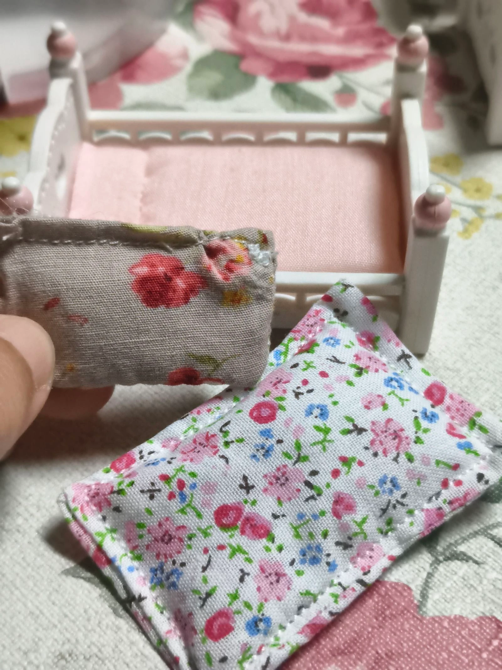 Cama para bebés Sylvanian rosa  – photo 4